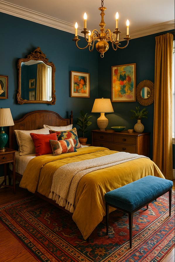 Decorative Objects and Accessories in Eclectic Bedrooms