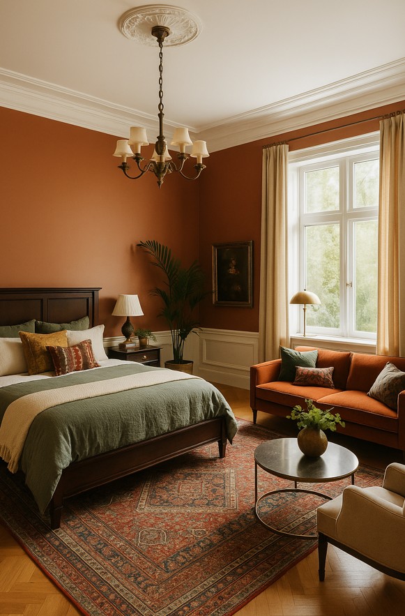 Eclectic Solutions for Large Bedrooms