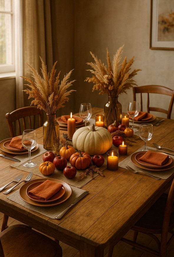 Fall-Inspired Kitchen & Dining Decor