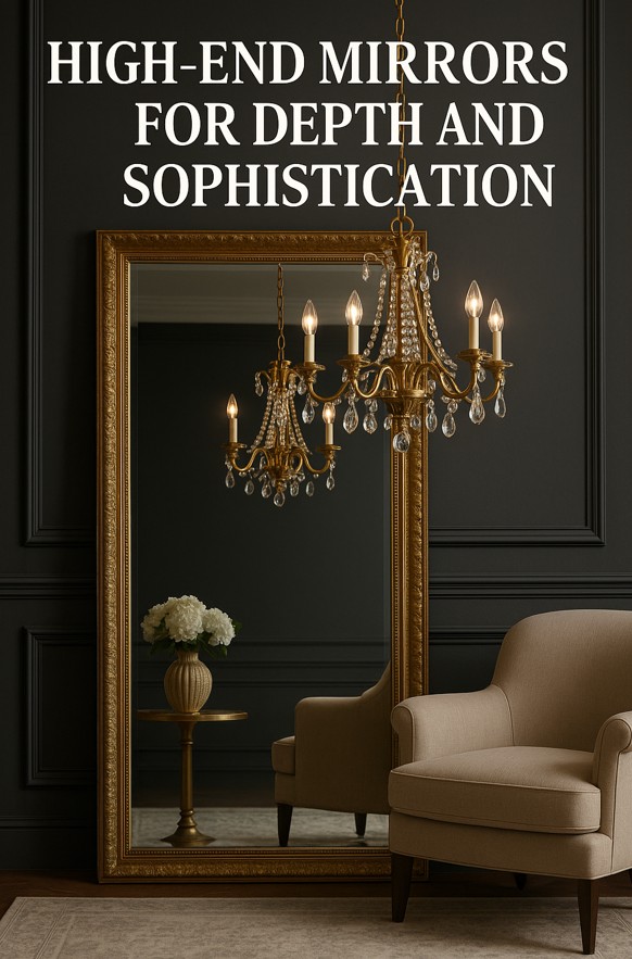 High-End Mirrors for Depth and Sophistication