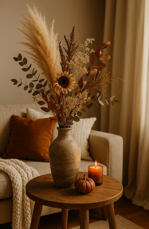 Natural Touches with Plants & Dried Flowers