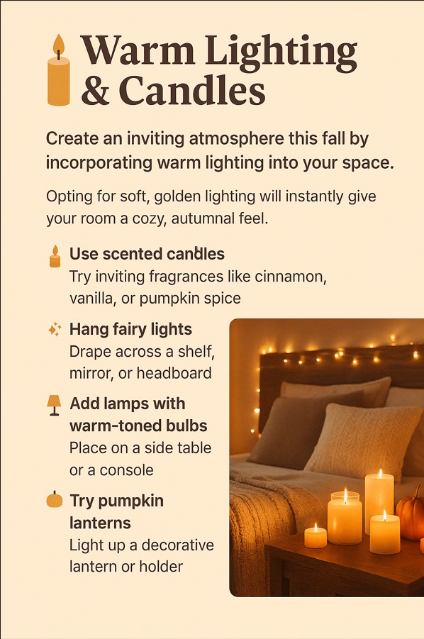 Warm Lighting & Candles