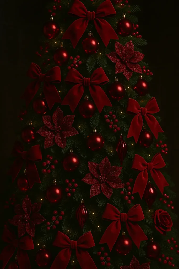 Deep Scarlet Symphony Tree